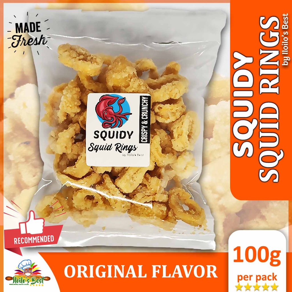 Iloilo's Best | Squidy | Squid Rings 100 grams | Pasalubong | Groceries