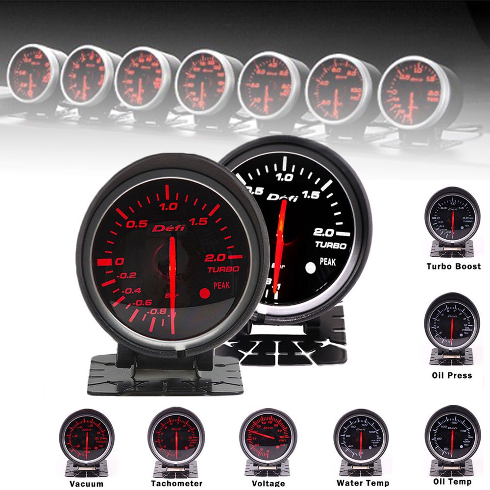 DEFI BF gauge meter 2.5 Inch 60mm boots rpm vacuum volt water temp