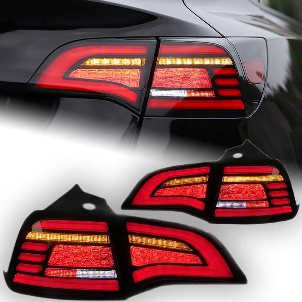 AKD Car Styling Tail Lamp for Tesla Model 3 Tail Lights Model Y LED ...