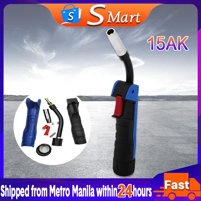 【Soyamart】15AK 180A MIG Torch MAG Welding Push Gun Air Cooled Gas Valve ...