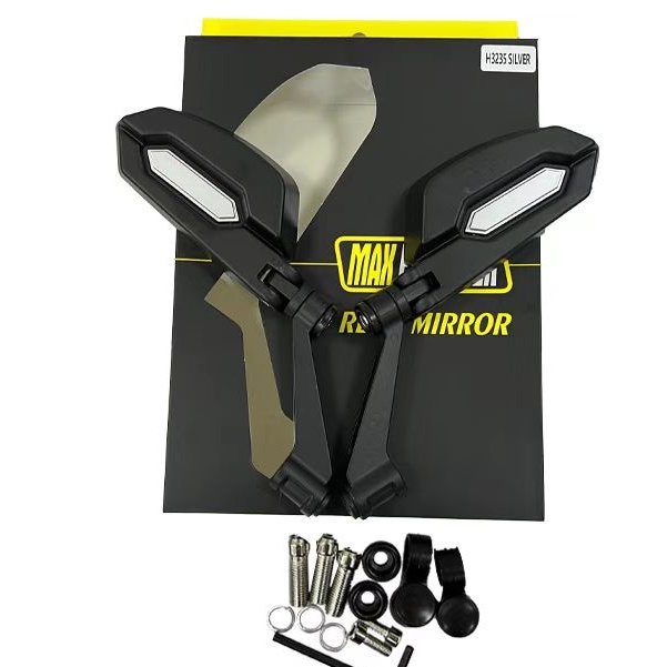 Motorcycles Side Mirror For Universal Motor Foldable Side Mirror Alloy