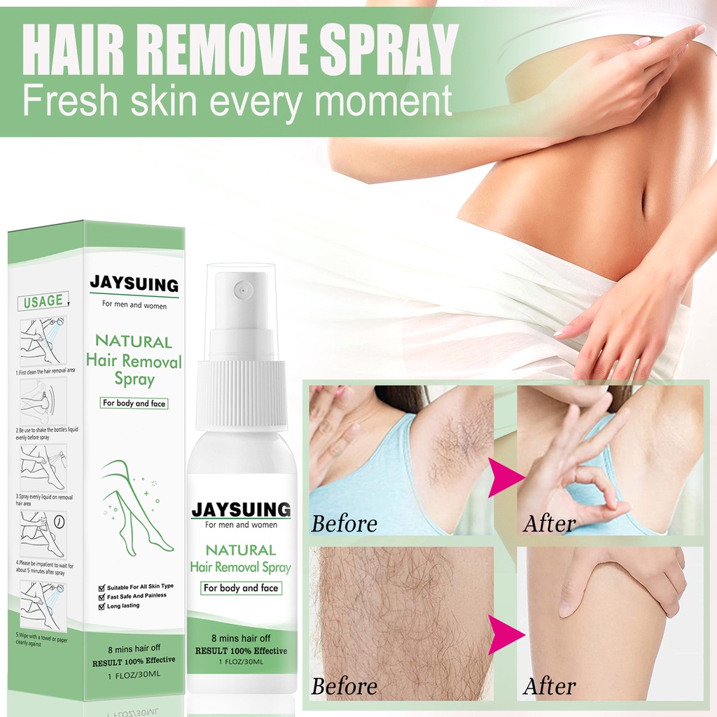 ๑♦Permanant Hair Removal Spray Painless Hair Remover Armpit Legs Arms