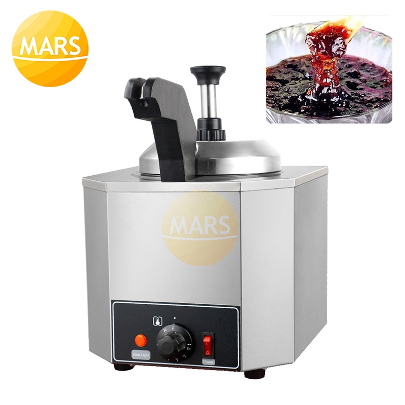 Commercial Chocolate Heater 3L Bottle Sauce Warmer Jams Dispenser