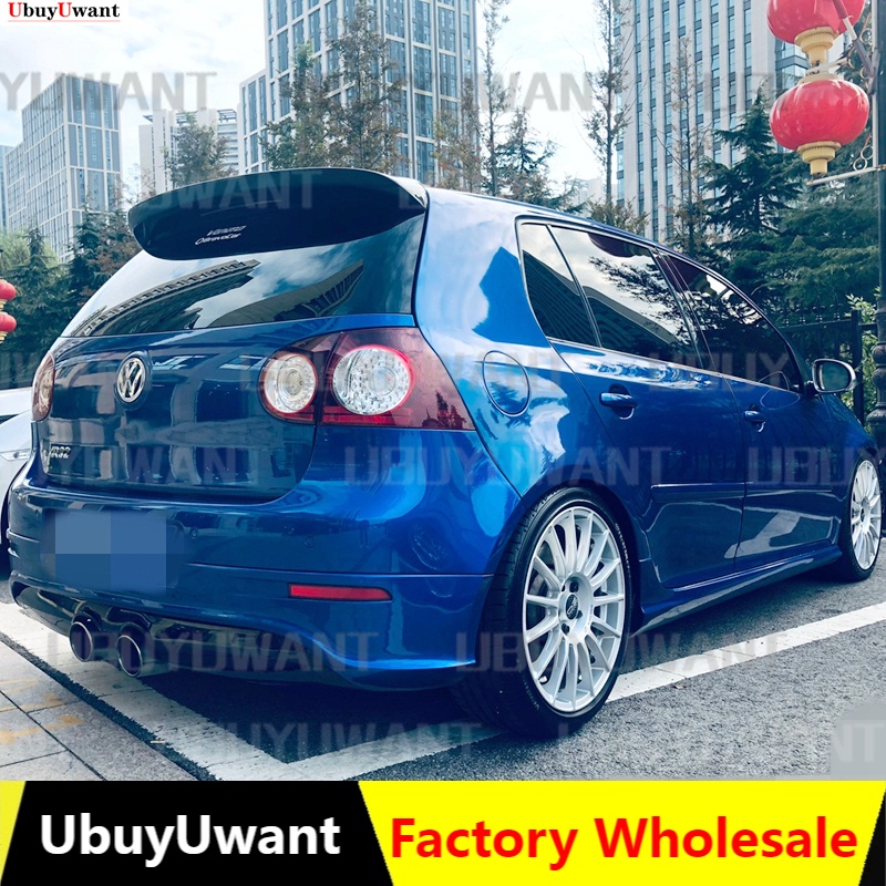 For MK5 GTi Carbon Fiber Rear Trunk Lid Car Spoiler Ducktail Lip Wings ...