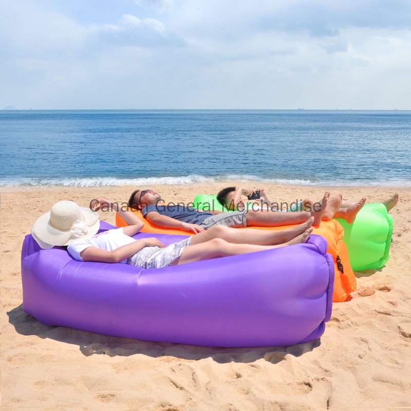 Inflatable Outdoor Sleeping Sofa Banana Sleeping Bag Portable Air