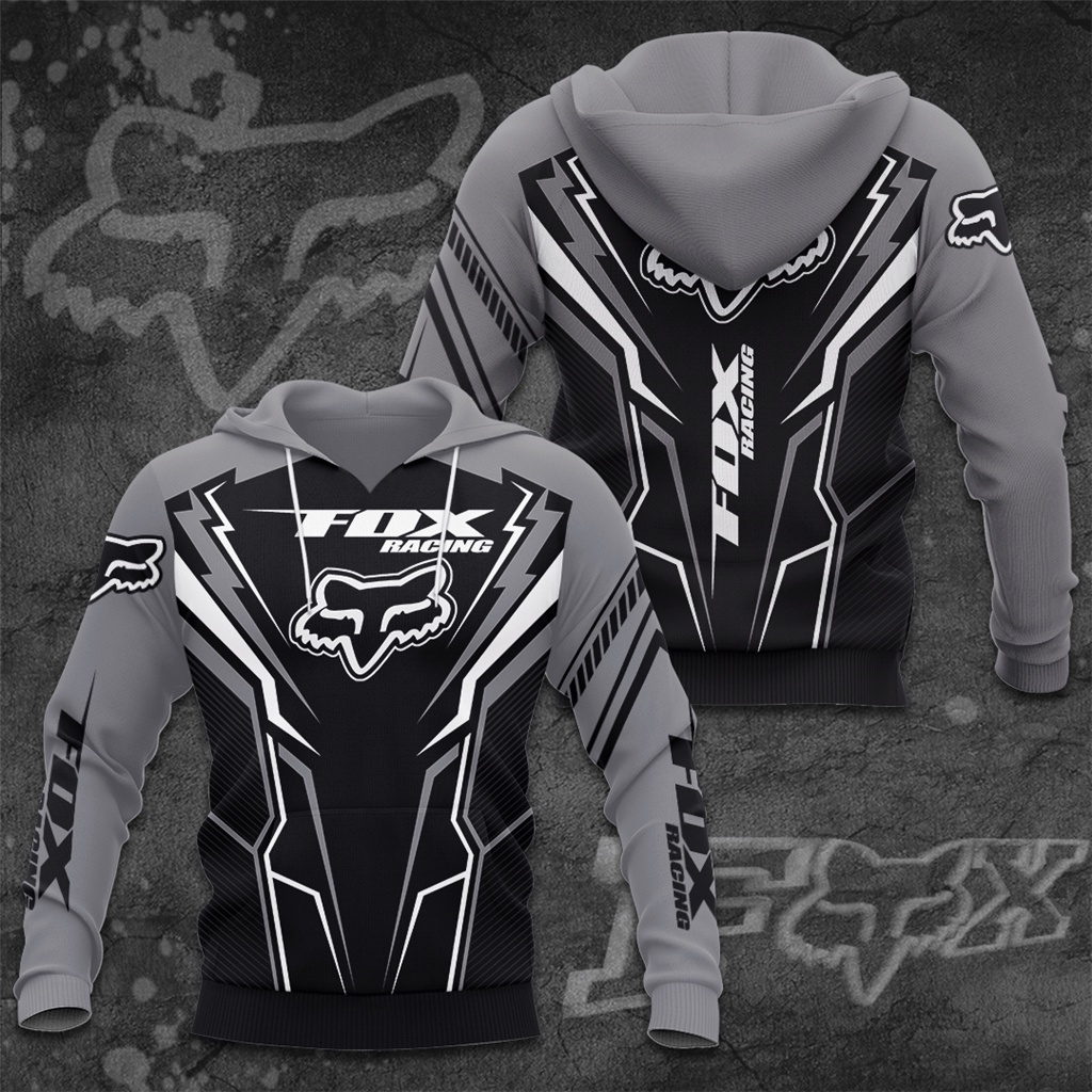 Fox racing skull clearance hoodie