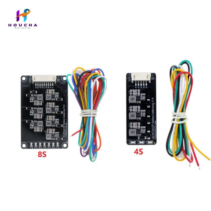 BMS 4S/8S 1.2A Active Li-ion Battery Balancer, Energy Transfer Equalizer Board
