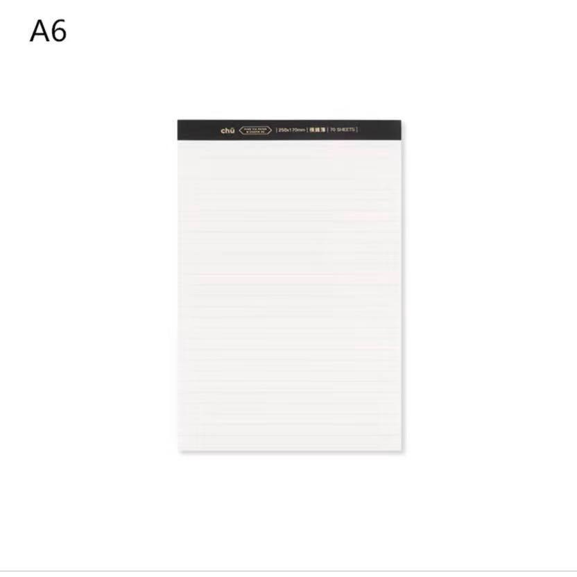 Rice A6/A5/B5 Steno Memo pad Writting Notepad 70Sheets Grid/Line/Blank ...