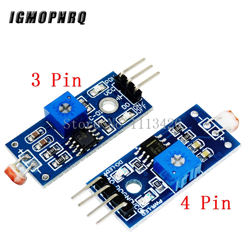LM393 3pin 4pin Optical Sensitive Resistance Light Detection