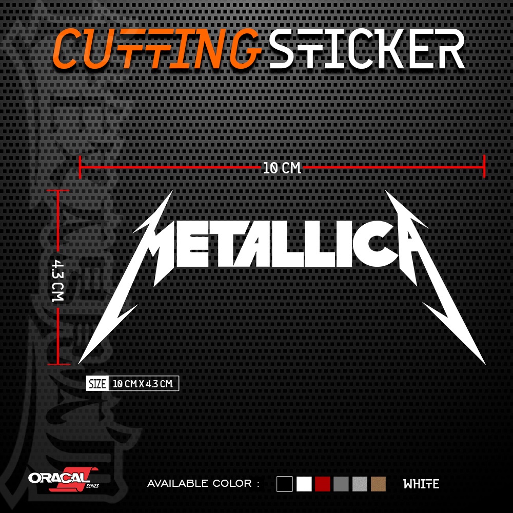 Metallica Band Sticker Cutting | Metallica Cutting Band Sticker ...