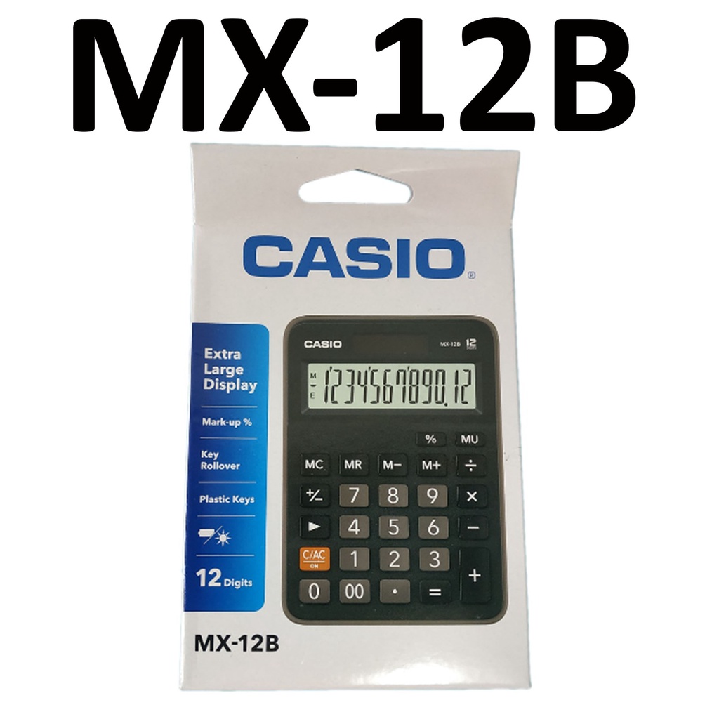 ORIGINAL CASIO CALCULATOR MX12B 12 DIGITS