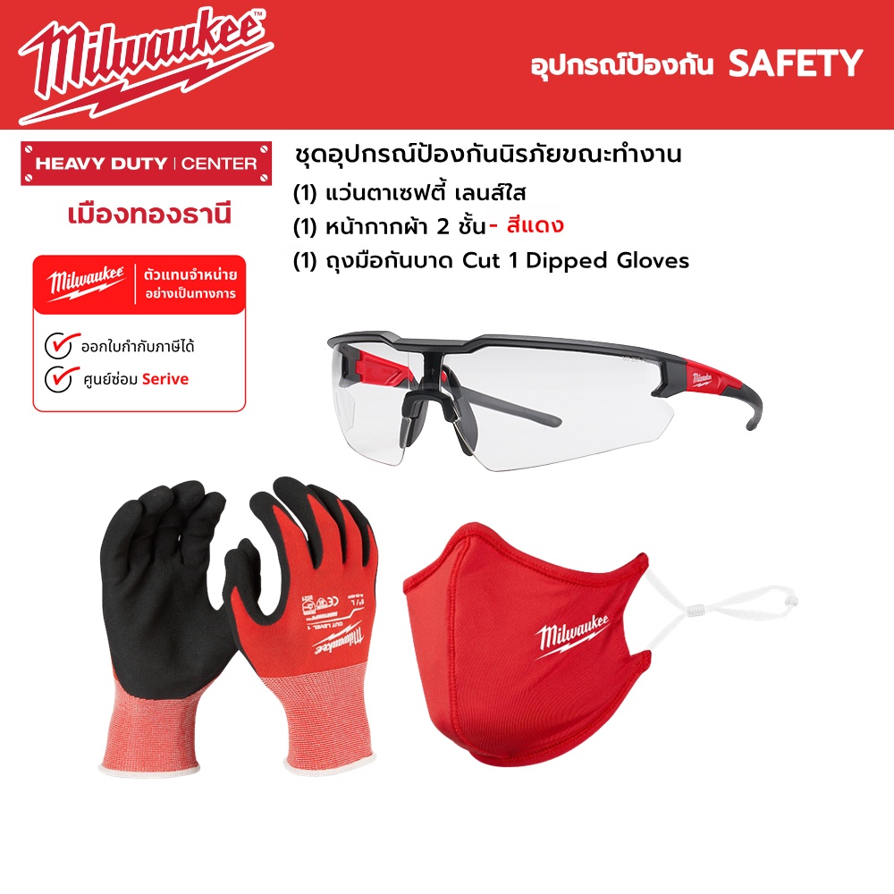 MilwaukeeSAFETY Personal Protective Equipment Set Helps To Prevent