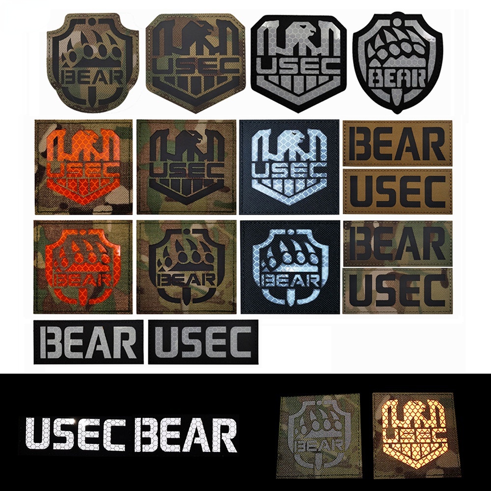 Reflective IR Escape from Tarkov USEC BEAR English Night Identification