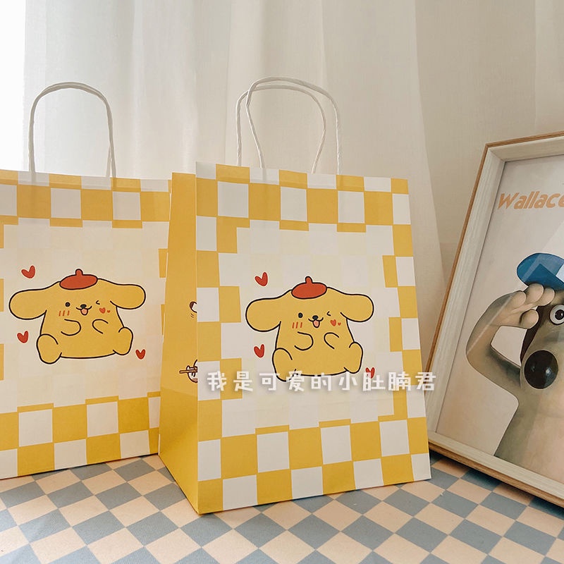 Sanrio Cute Portable Paper Bag Gift Bag Kraft Paper Bag HelloKitty ...