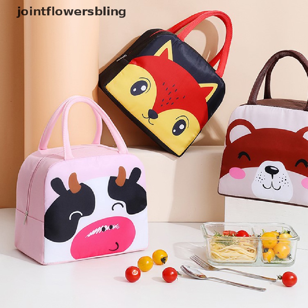 JOPH Cartoon Lunch Bag Portable Insulated Thermal Lunch Box Picnic ...