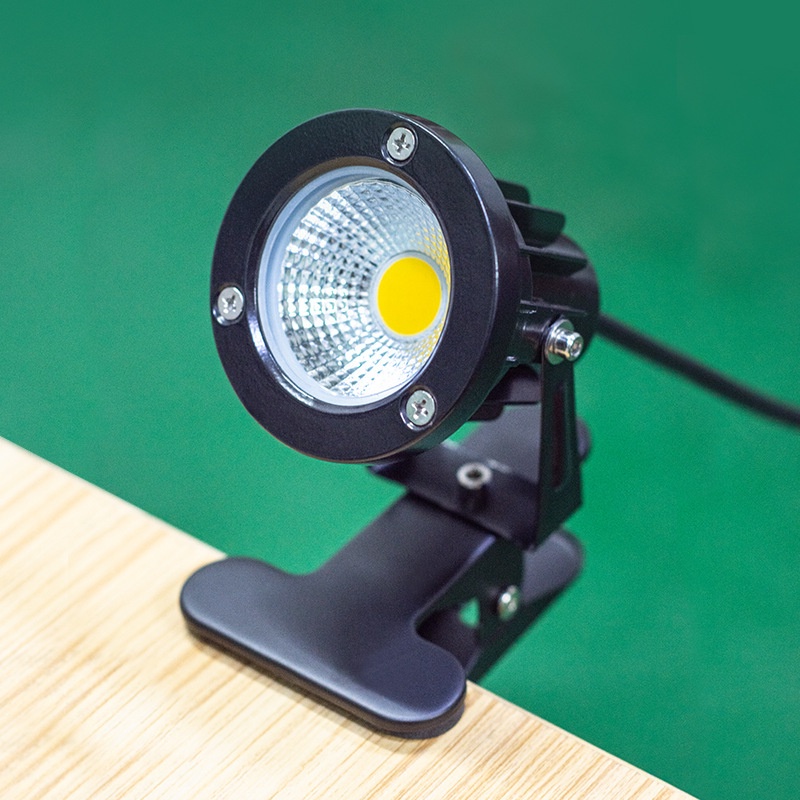 Outdoor 1pc 10W COB LED Clip on Light, IP65 Waterproof Adjustable Desk ...