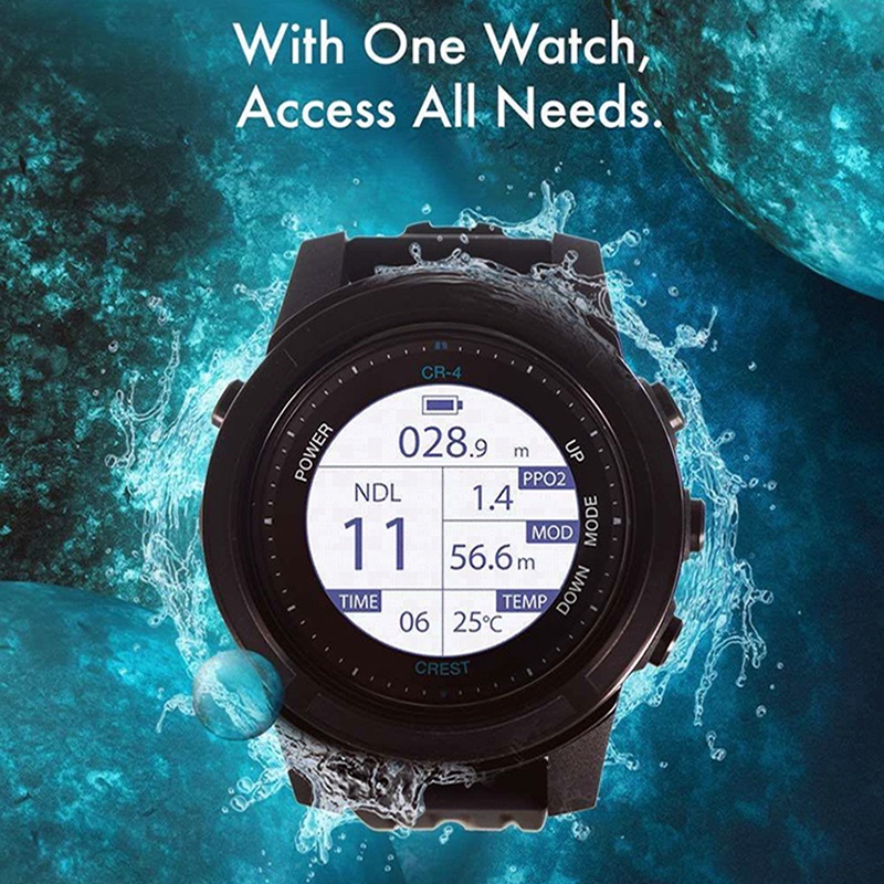 CR4 Scuba Diving Computer Freediving Computer Smart Dive Watch 100