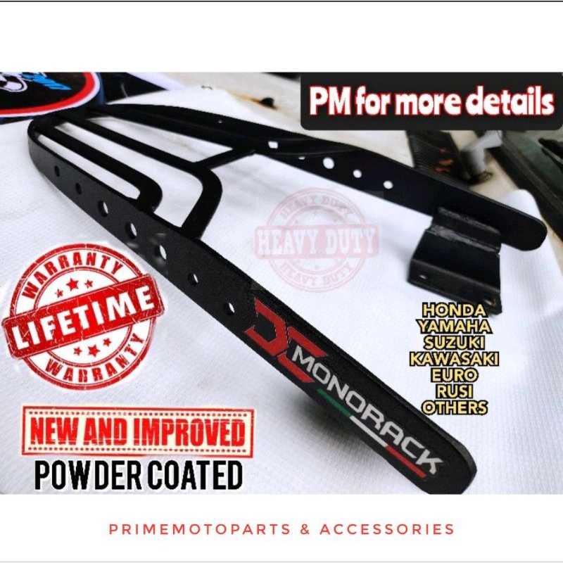 Heavy duty DC monorack top box bracket w/ stainless bolts (Lifetime ...