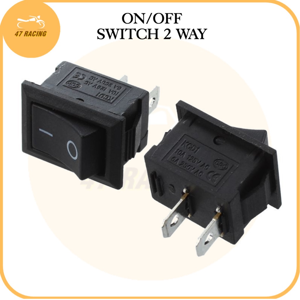 motorcycle motor parts univerrsal On/off switch 2way | Shopee Philippines