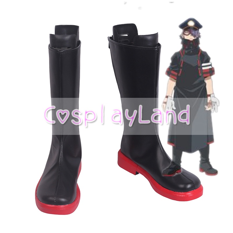 KIRA KIRA Demon Hunter Miraa Cosplay Boots - Black Character Shoes For Halloween & Cosplay Parties