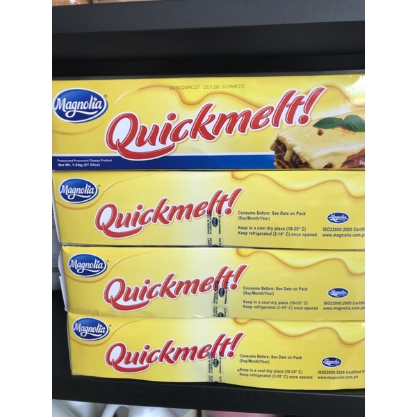 MAGNOLIA QUICKMELT CHEESE 1.9KGS THE CREAMINESS AND CHEESINESS Shopee