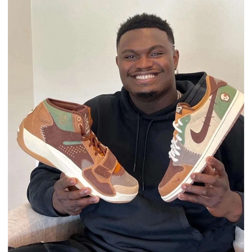 UA Basketball Shoes Air Jordan Zion 2 Voodoo Midcut Soprt Sneakers for