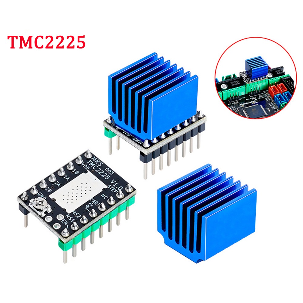 _WUb☄Ramps Mks Tmc2225 Stepper Motor Driver V1.0 Module Ultra Silent 3d Printer Parts Stepstick