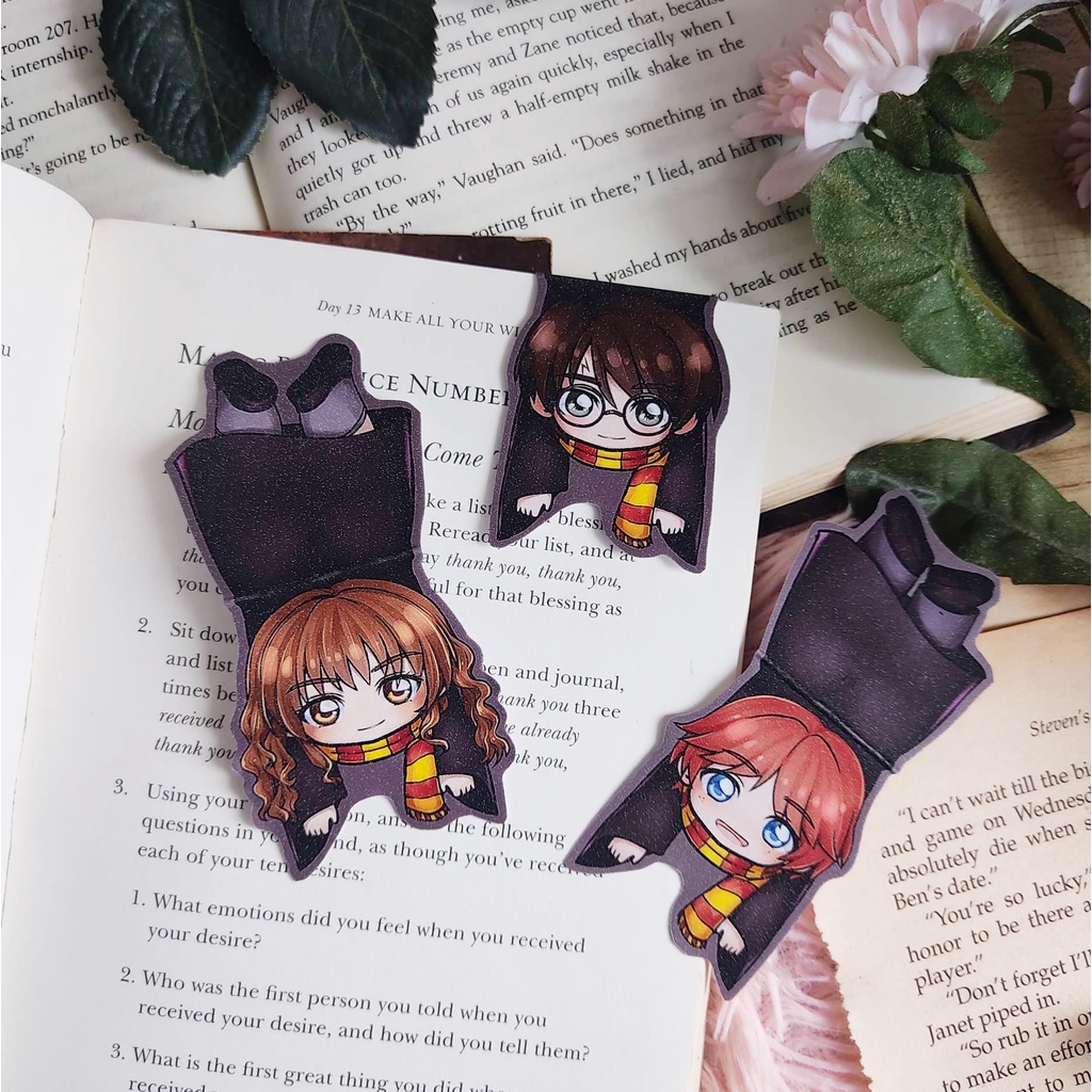 Harry Potter Chibi Magnetic Bookmarks (+NEW Designs!) | Shopee Philippines