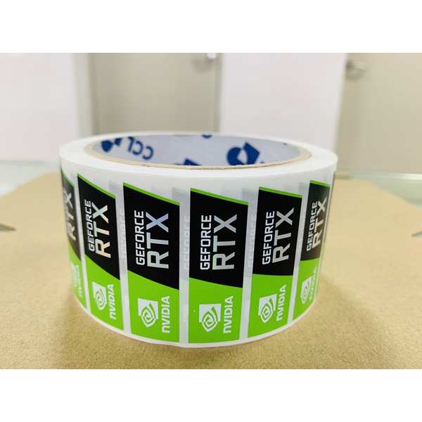 [Stickers] Brand New Stickers Original Style Invida NVIDIA GEFORCE RTX ...
