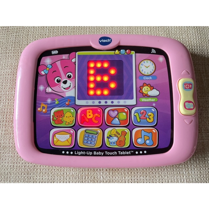 Vtech Light Up Baby Touch Tablet Pink Shopee Philippines
