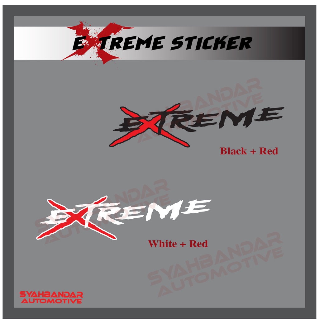 Sticker Extreme Sticker | Shopee Philippines