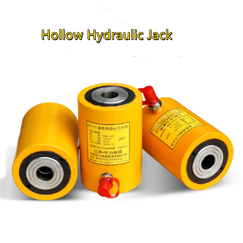 Rch-120 12t 8mm Hollow Hydraulic Jack One-way Rch Separate Hydraulic ...