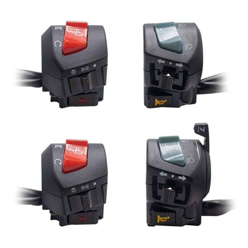 22mm Handlebar Control Switch Horn Turn Signal Headlight Electrical