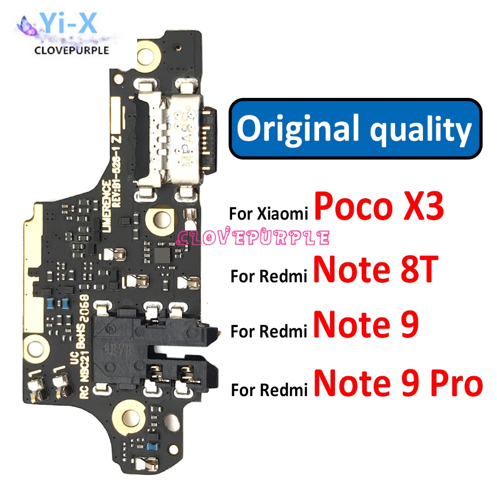 Original Charger Board Pcb Flex For Xiaomi Poco X3 Nfc Pro Usb Port Connector Dock Charging 9512
