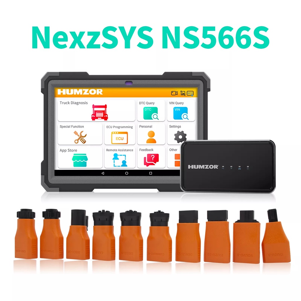 Humzor NS 566S NS566S 12-24V Heavy duty Truck Scanner Commercial ...