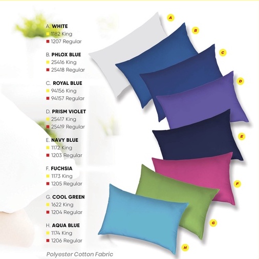 Dakki Essentials 18 Inch X 28 Regular Colored Pillow Shopee Philippines