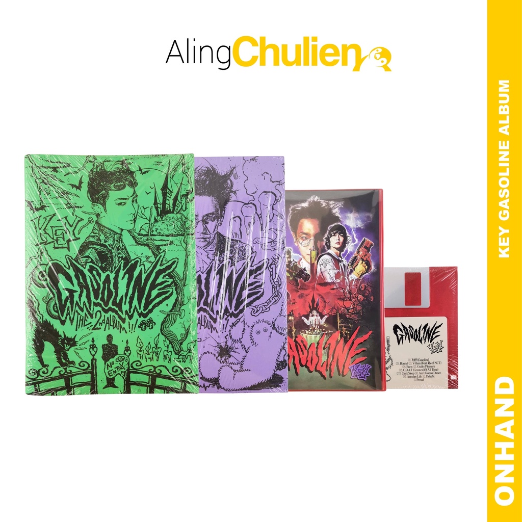 KEY 2nd album GASOLINE Booklet VHS Floppy Version Shopee Philippines