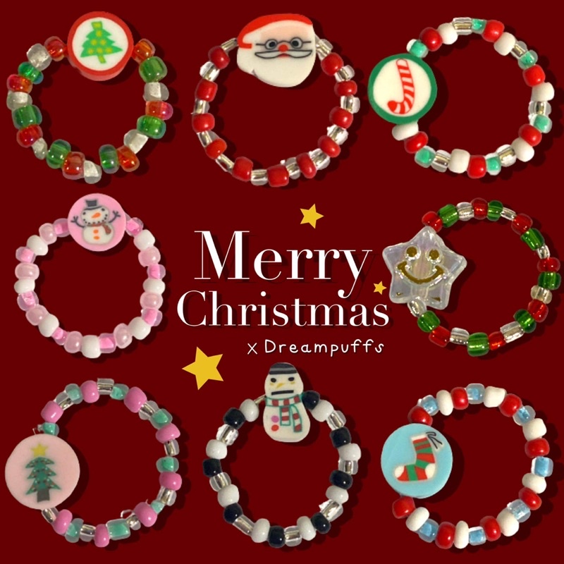 Christmas Bead Ring New Year Giveaways Shopee Philippines