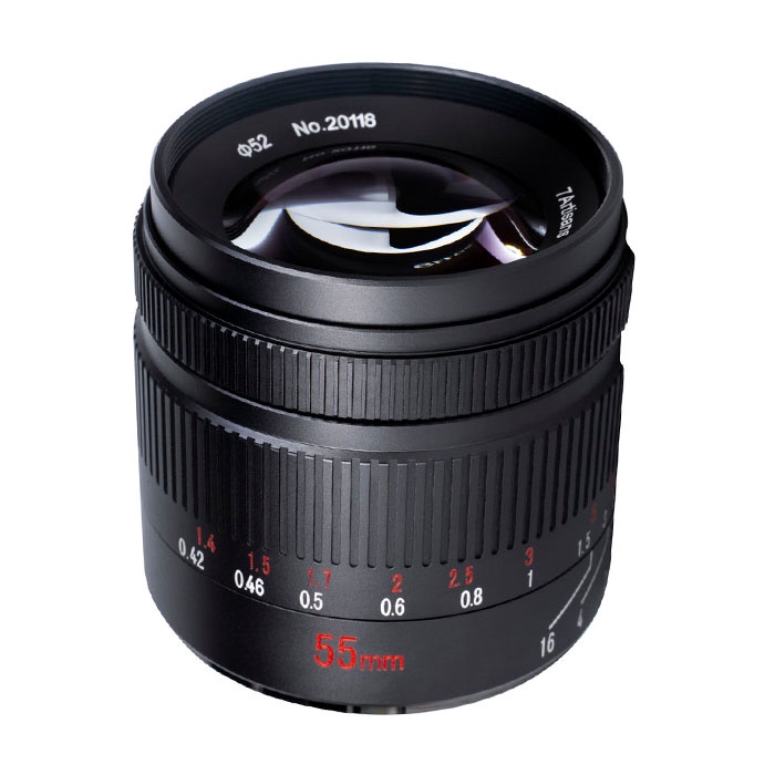 7Artisans 55mm f/1.4 APS-C Format Portrait-Length Prime Lens for ...