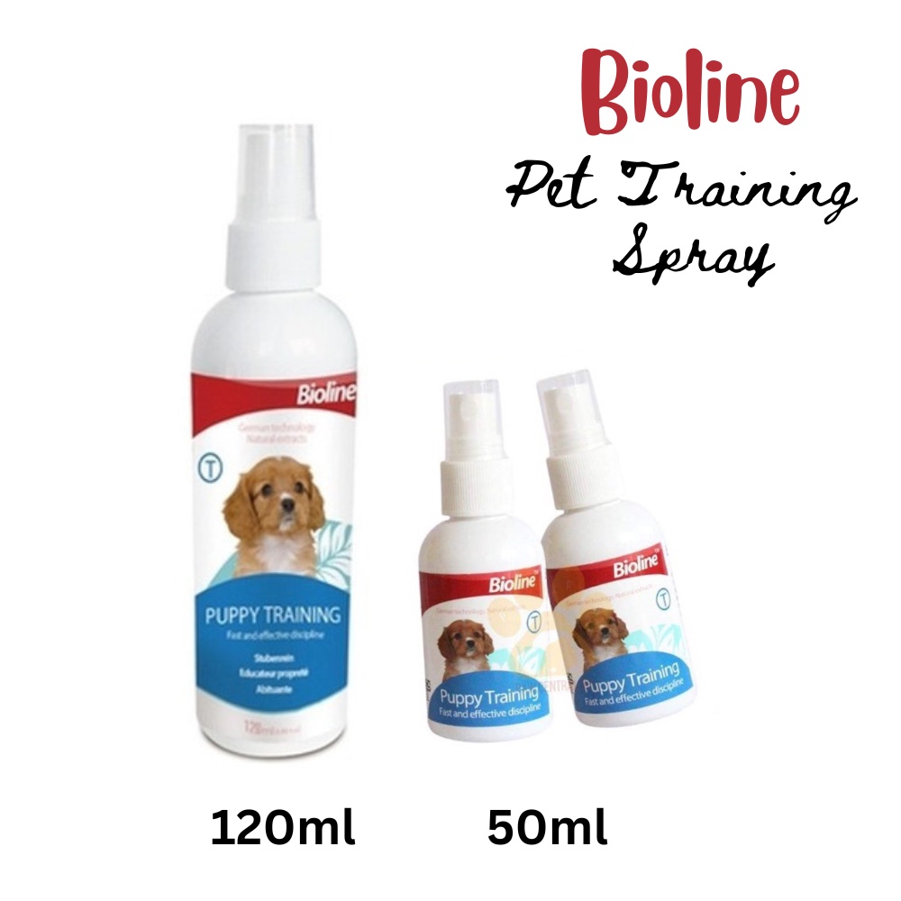 Bioline puppy training clearance spray