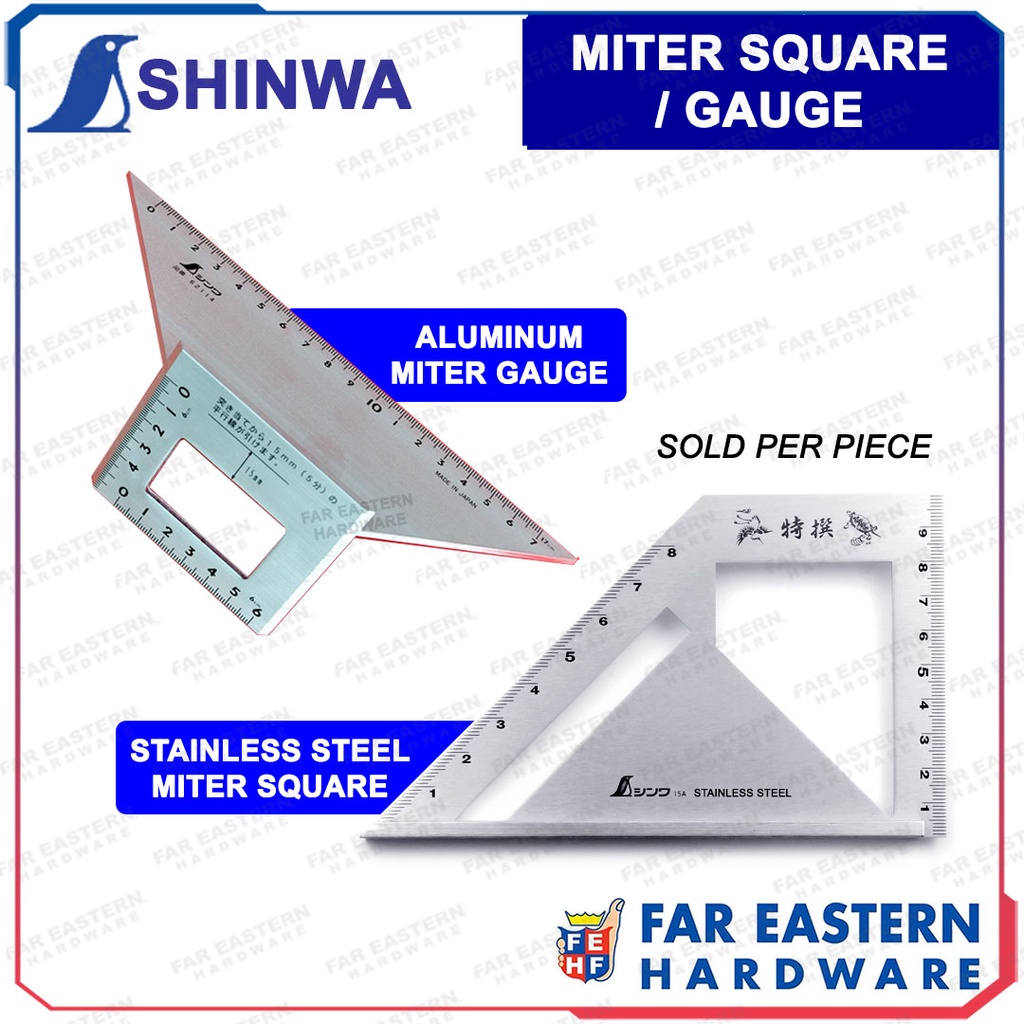 SHINWA Miter Square / Layout Gauge Angle Ruler | Shopee Philippines