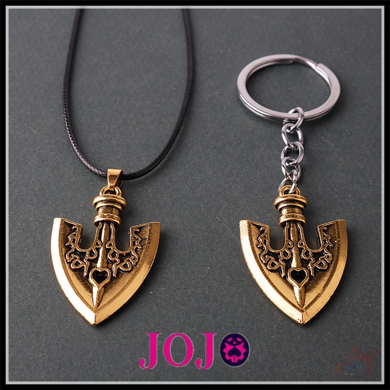 JOJO's Bizarre Adventure Golden Wind - Spade Keychains / Necklaces 1Pc ...