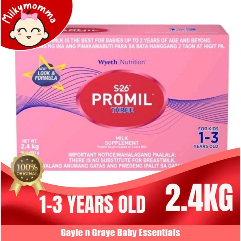 Promil Three 1-3 Years Old 2.4KG | Shopee Philippines