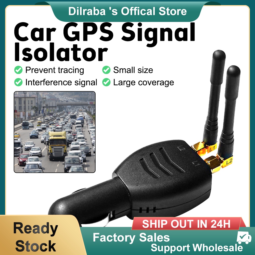 Redy stock Dual Antennas Car GPS Signal Jammer Blocker Signal Detector