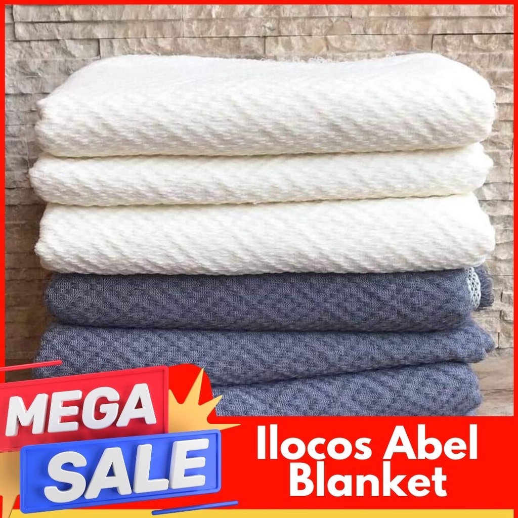 WHITE ABEL ILOCOS BLANKET QUEEN SIZE WHITE SIZE Inabel Blanket Ilocos