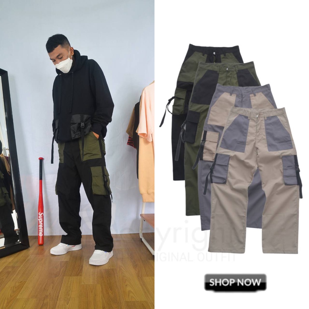 PRIA Pants Men - CARGO TWOTONE THE ORIGINAL OUFIT - PANTS PDL Men ...