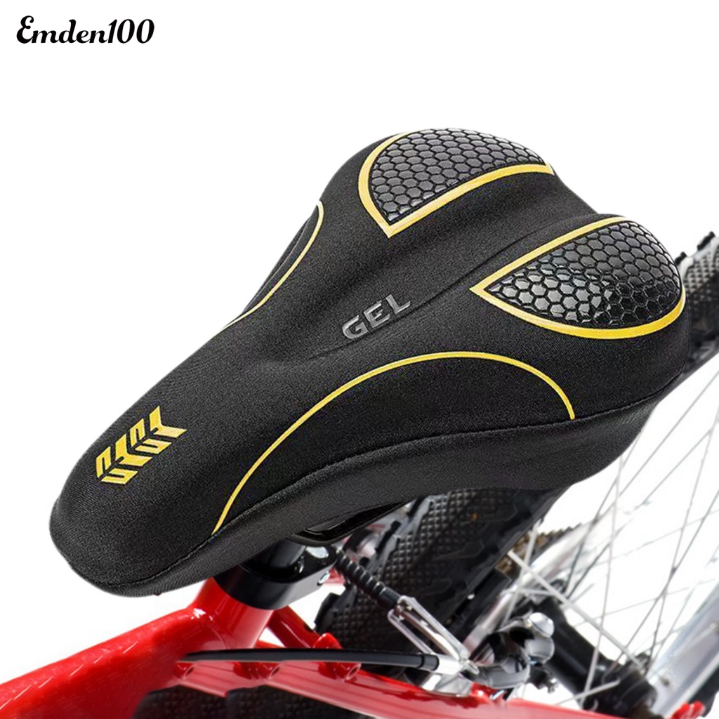 emden100 Wearresistant Bike Saddle Cushion Cover for Bike Feel
