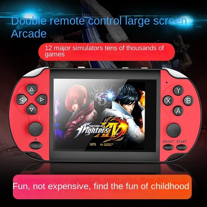 New X7s Dual Joystick Game Console Hd Large Screen Psp Handheld Game