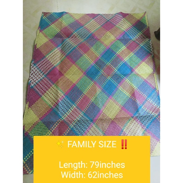 Native Romblon Mat/Banig Family Size Shopee Philippines