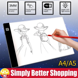 2021 NEW Hot A3 A4 Drawing Tablet Square Round Diamond Painting board USB  Art Copy Pad Writing Sketching Tracing led light pad